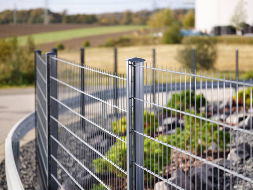 Doppelstabmattenzaun aus Aluminium von Zaun Stoffel