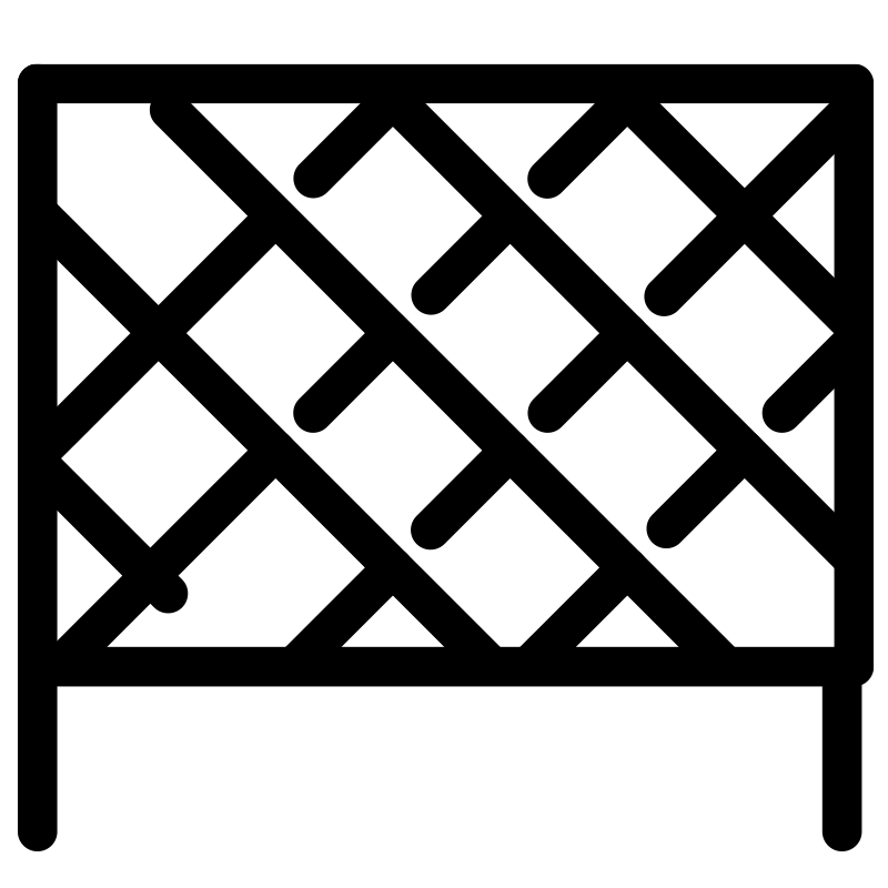 Icon für einen Maschendrahtzaun