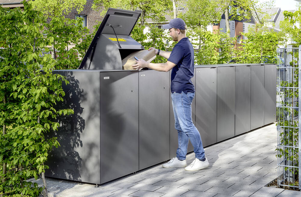 Postboxen zu sicheren Paketablage im Außenbereich
