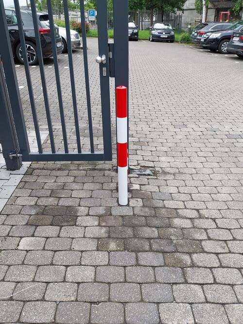 Absperrpfosten von Zaun Stoffel