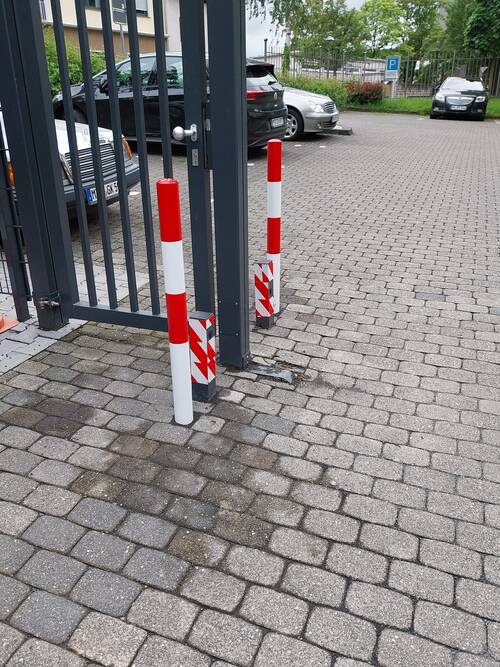 Absperrpfosten von Zaun Stoffel
